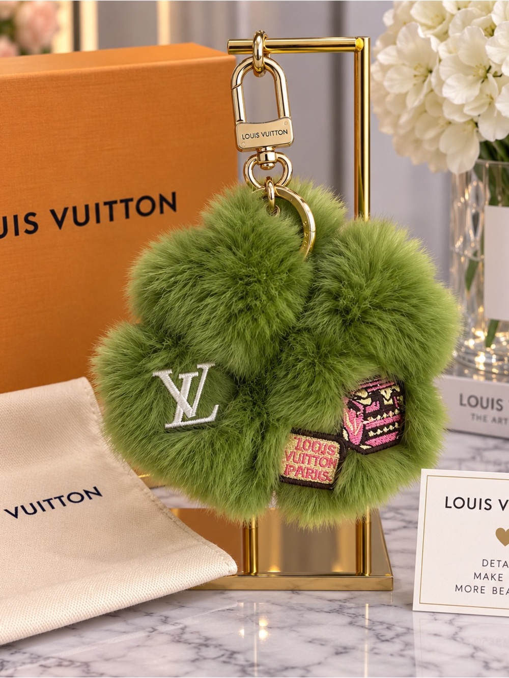 Clover Irish Luxury Key Chain Charm